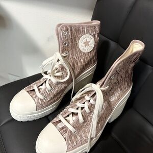 Converse Chuck 70 De Luxe Heel Satin Women's Platform Boots A09780C